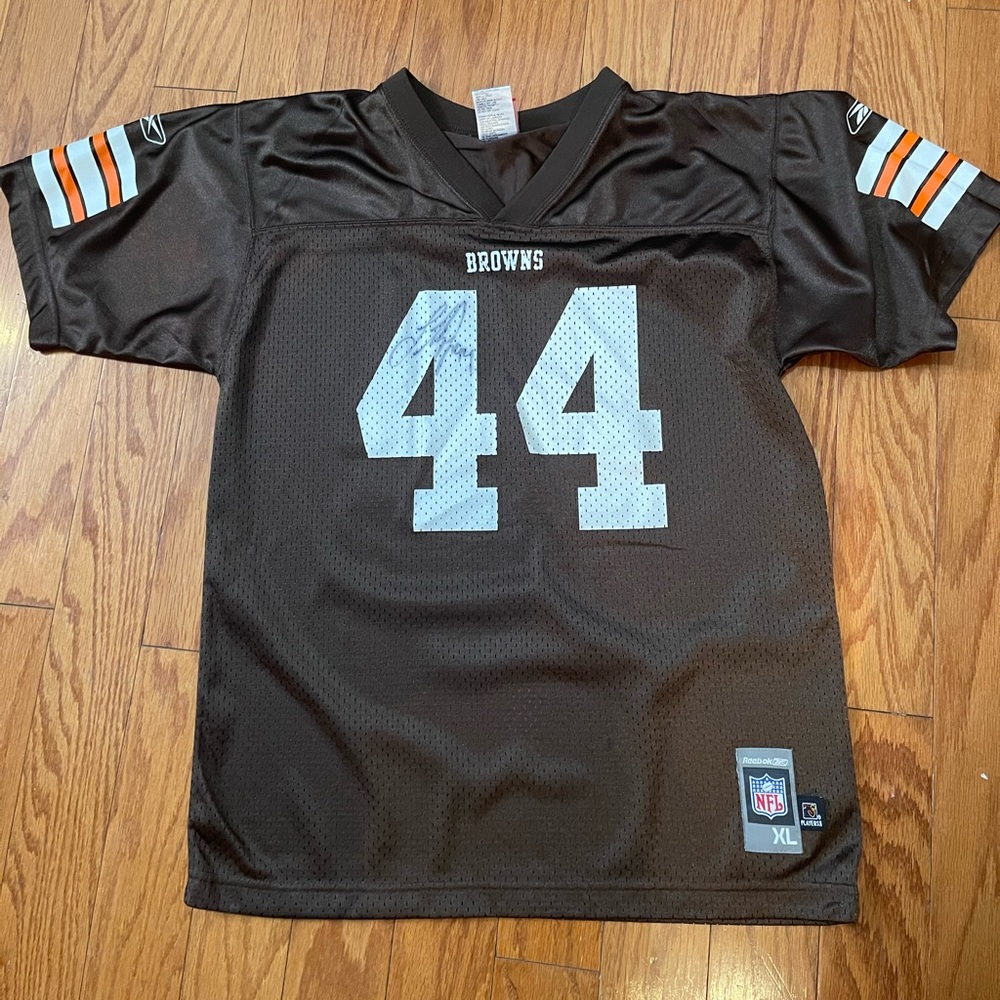 Cleveland Browns Youth Autographed Jersey